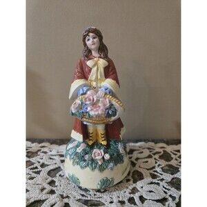 Vintage Lefton China “Little Red Riding Hood” Porcelain Figurine